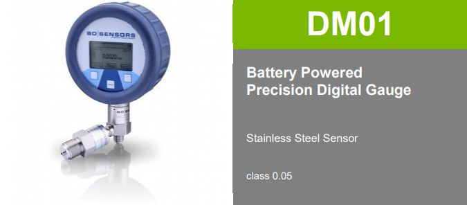 Đồng hồ đo áp suất DM01-DL01 SensorsONE