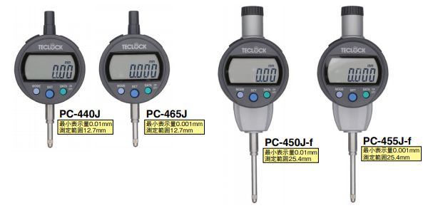 Đồng hồ so điện tử Teclock PC-440J 0.01mm phạm vi đo 0～12.7mm