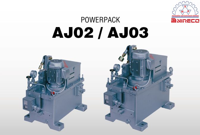 POWERPACK AJ02 / AJ03 | Thiết bị truyền động thủy lực AJ02 / AJ03 Nireco