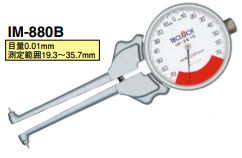 IM-880B Teclock Đồng hồ đo kích thước