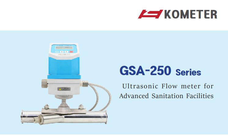 Ultrasonic Flowmeter GSA-250 (Sanitary Type) KOMETER VIỆT NAM