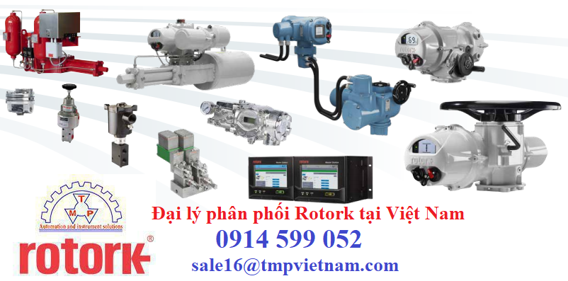 Part-turn actuator ROM Rotork Việt Nam