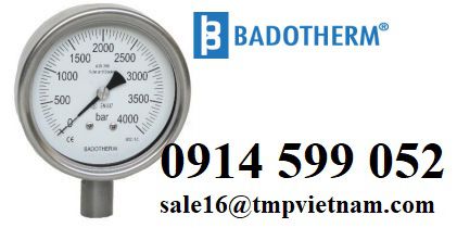 Đồng hồ đo áp suất BDT18-HP Badotherm