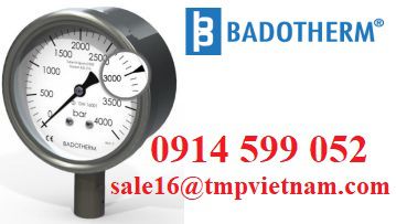 BDT20-HP Badotherm Pressure Gauges Việt Nam