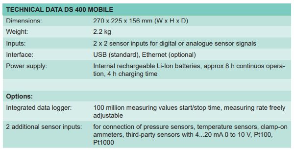 DS 400 CS-Instruments máy ghi biểu đồ di động | DS 400 mobile chart recorder