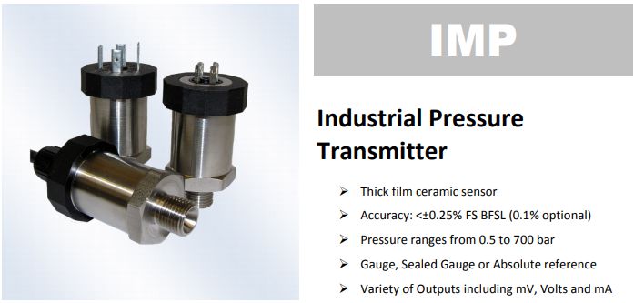 Cảm biến áp suất IMP SensorsONE | Pressure Transmitter IMP SensorsONE
