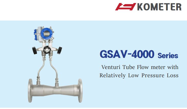 GSAV-4000 Venturi Flowmeter Kometer | Lưu lượng kế GSAV-4000 Kometer