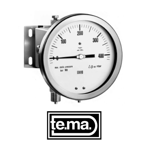 Đồng hồ đo chênh áp MDM1205 Tema | DIFFERENTIAL PRESSURE GAUGE DIAPHRAGM TYPE serie MDM1200