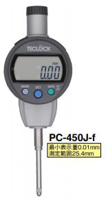 Đồng hồ so điện tử Teclock PC-450J-f phạm vi đo 25.4mm độ chia 0.01mm