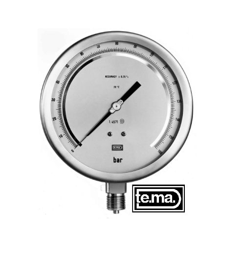 TEST GAUGES Cl. 0,25% | Đồng hồ đo áp suất MB800 Tema
